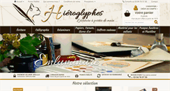 Desktop Screenshot of hieroglyphes.fr